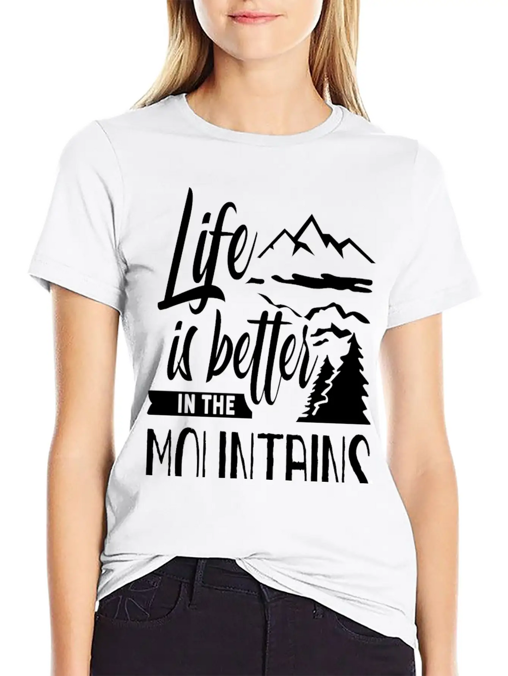 Life Is Better In The Mountains Hike Mountain Unisex Casual T-Shirt – Clean Design For Daily Comfort
