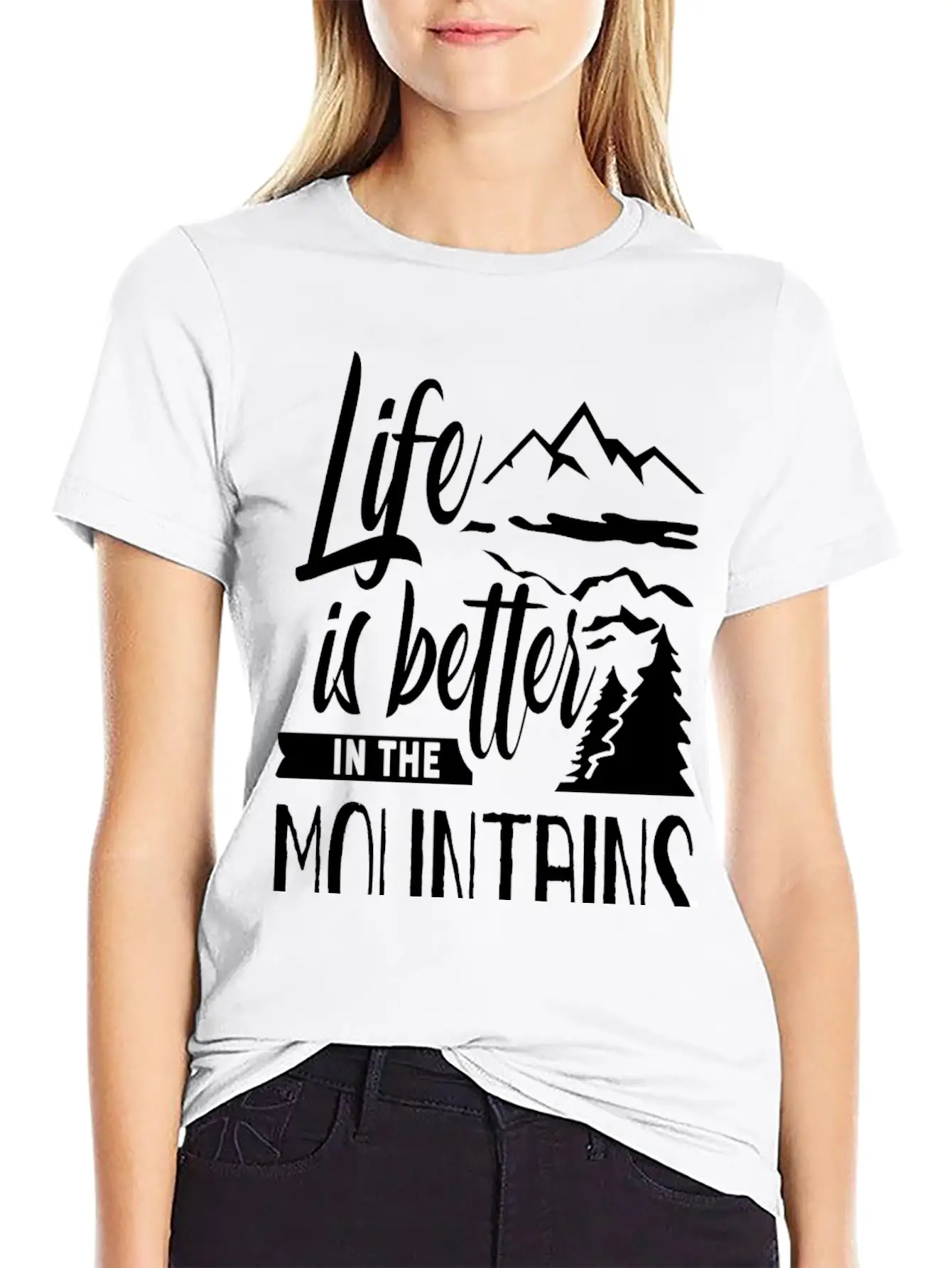 Life Is Better In The Mountains Hike Mountain Unisex Casual T-Shirt – Clean Design For Daily Comfort
