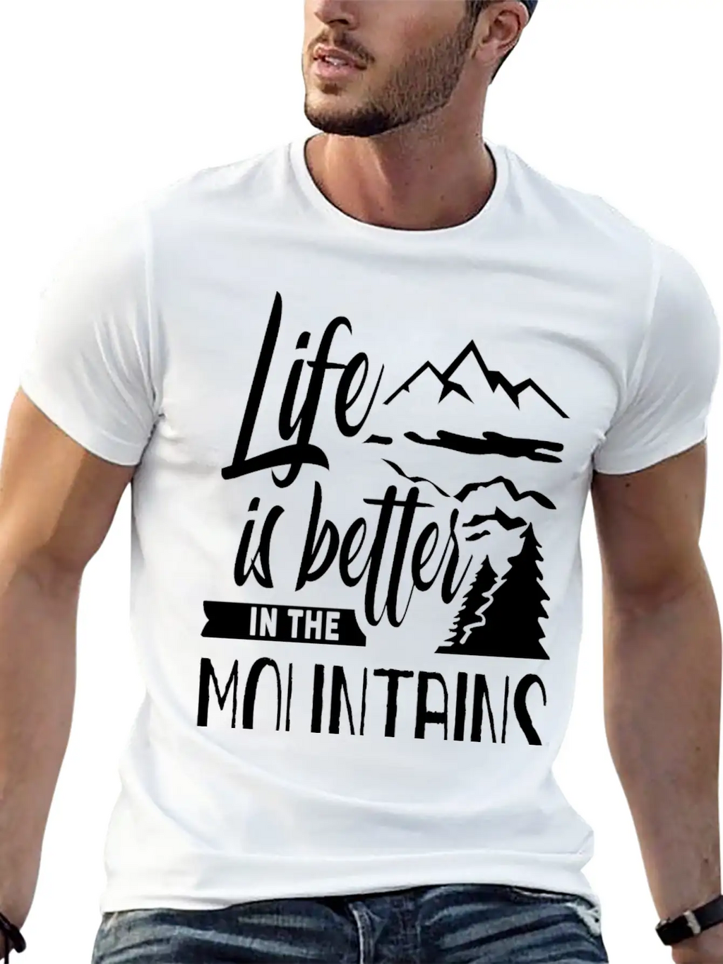 Life Is Better In The Mountains Hike Mountain Unisex Casual T-Shirt – Clean Design For Daily Comfort