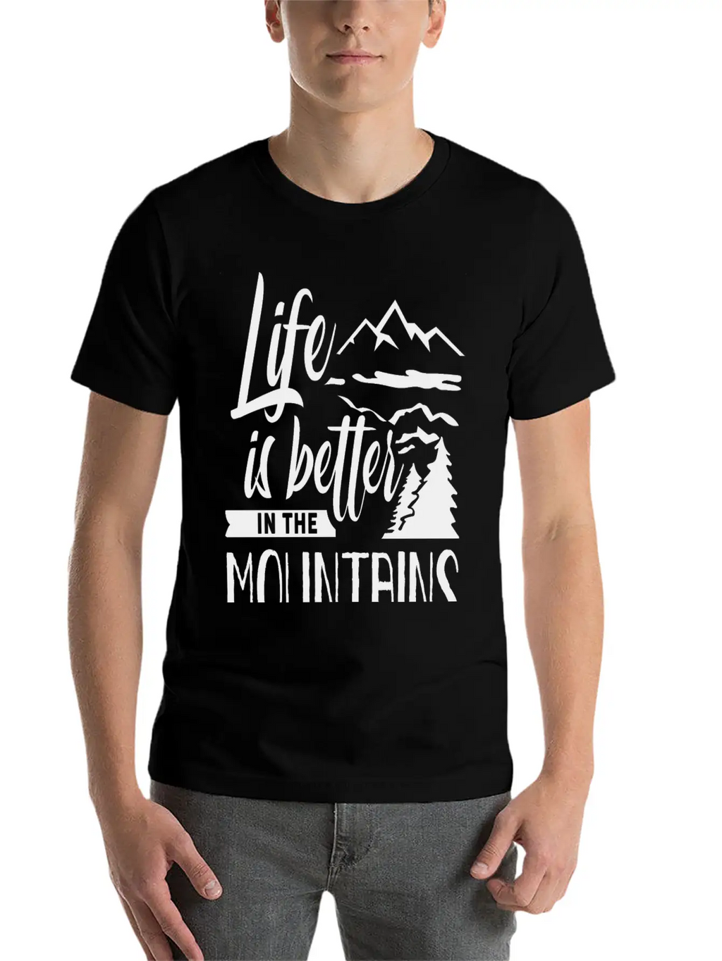 Life Is Better In The Mountains Hike Mountain Unisex Casual T-Shirt – Clean Design For Daily Comfort
