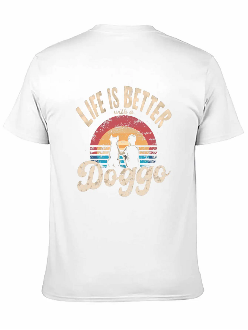 Life Is Better With A Doggo Unisex Casual T-Shirt – Clean Design For Daily Comfort