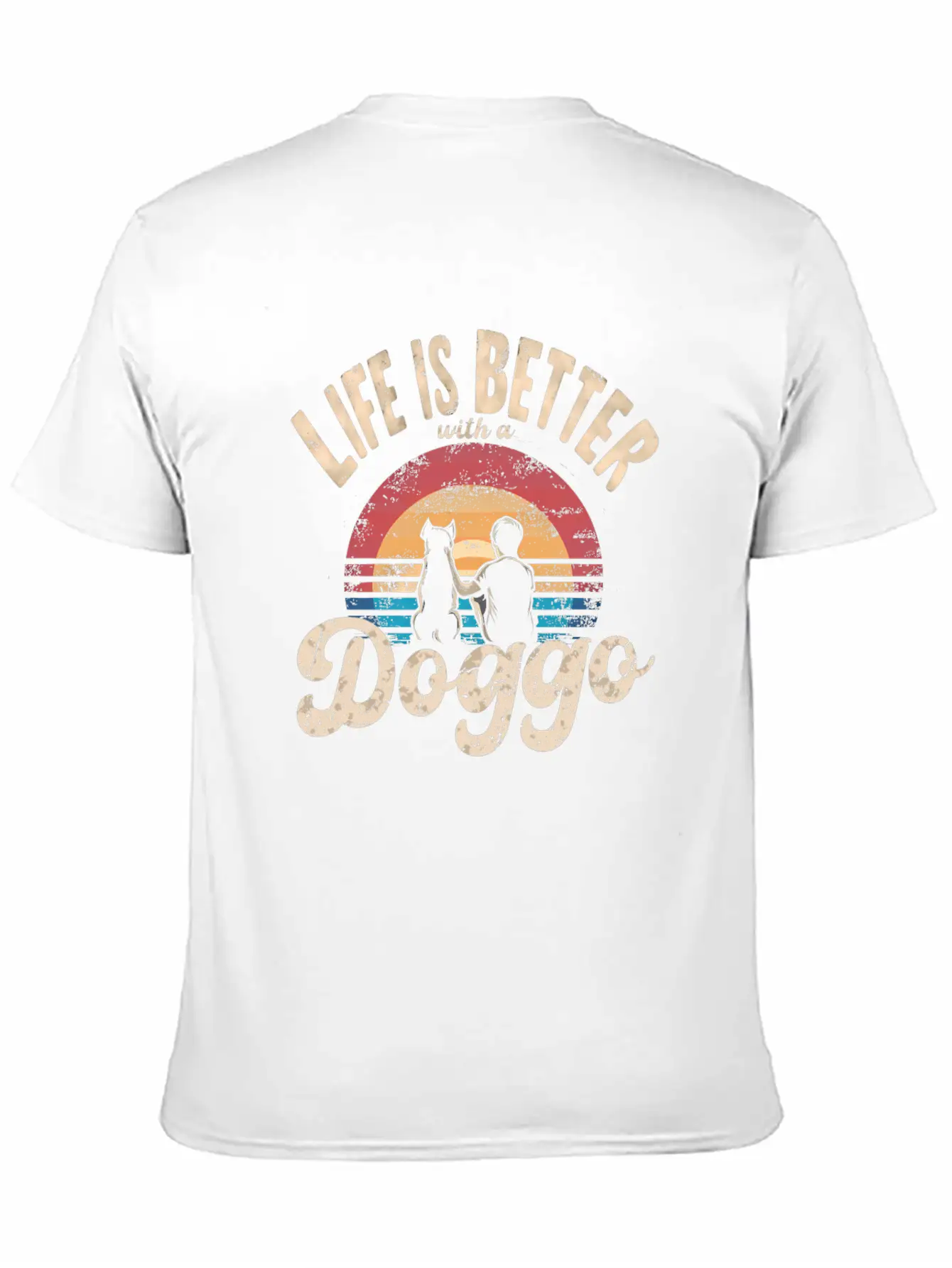 Life Is Better With A Doggo Unisex Casual T-Shirt – Clean Design For Daily Comfort