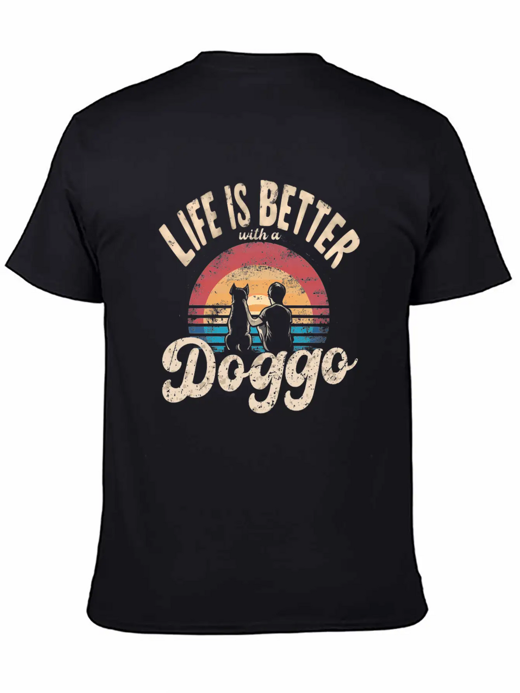 Life Is Better With A Doggo Unisex Casual T-Shirt – Clean Design For Daily Comfort