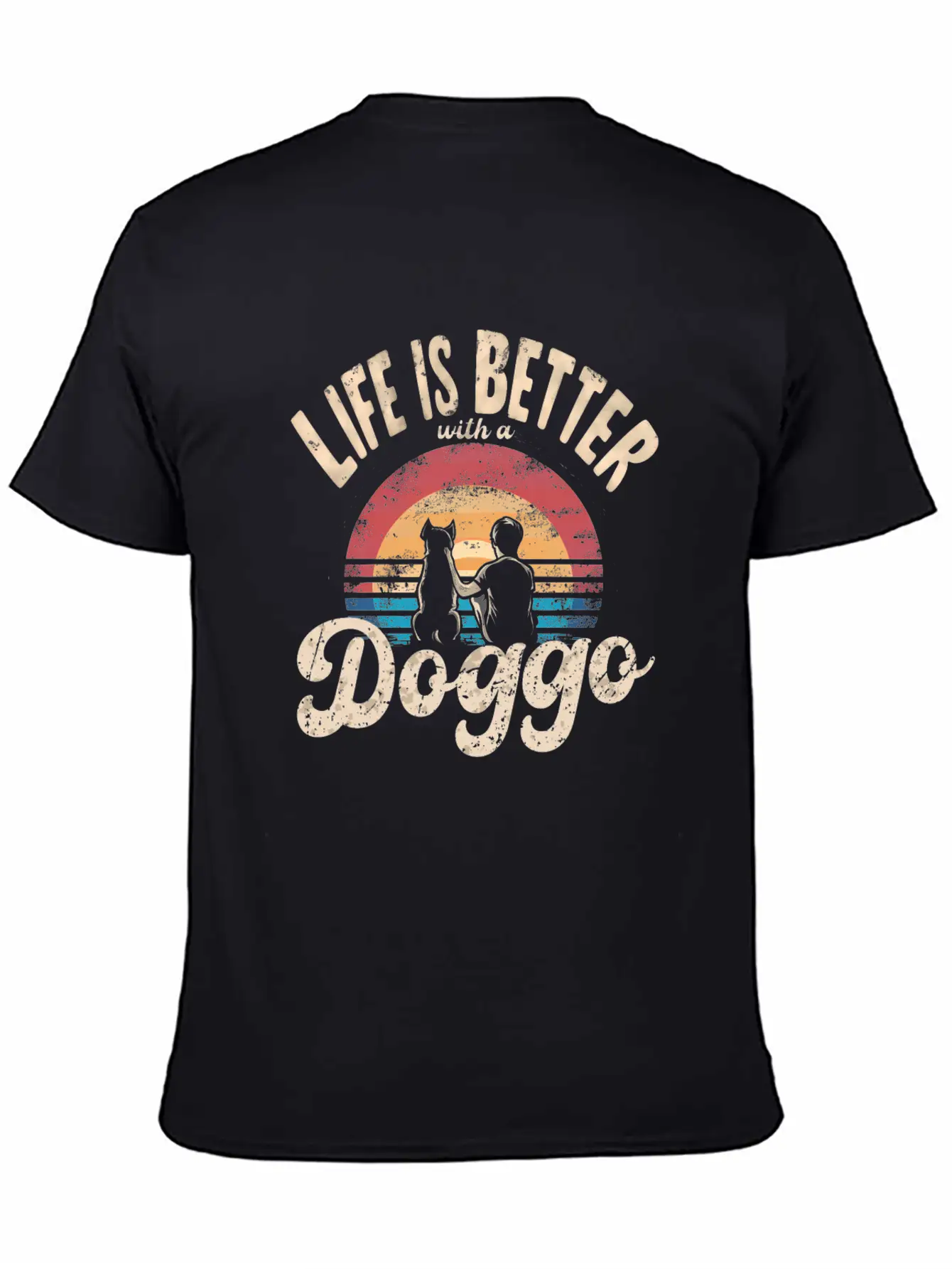 Life Is Better With A Doggo Unisex Casual T-Shirt – Clean Design For Daily Comfort