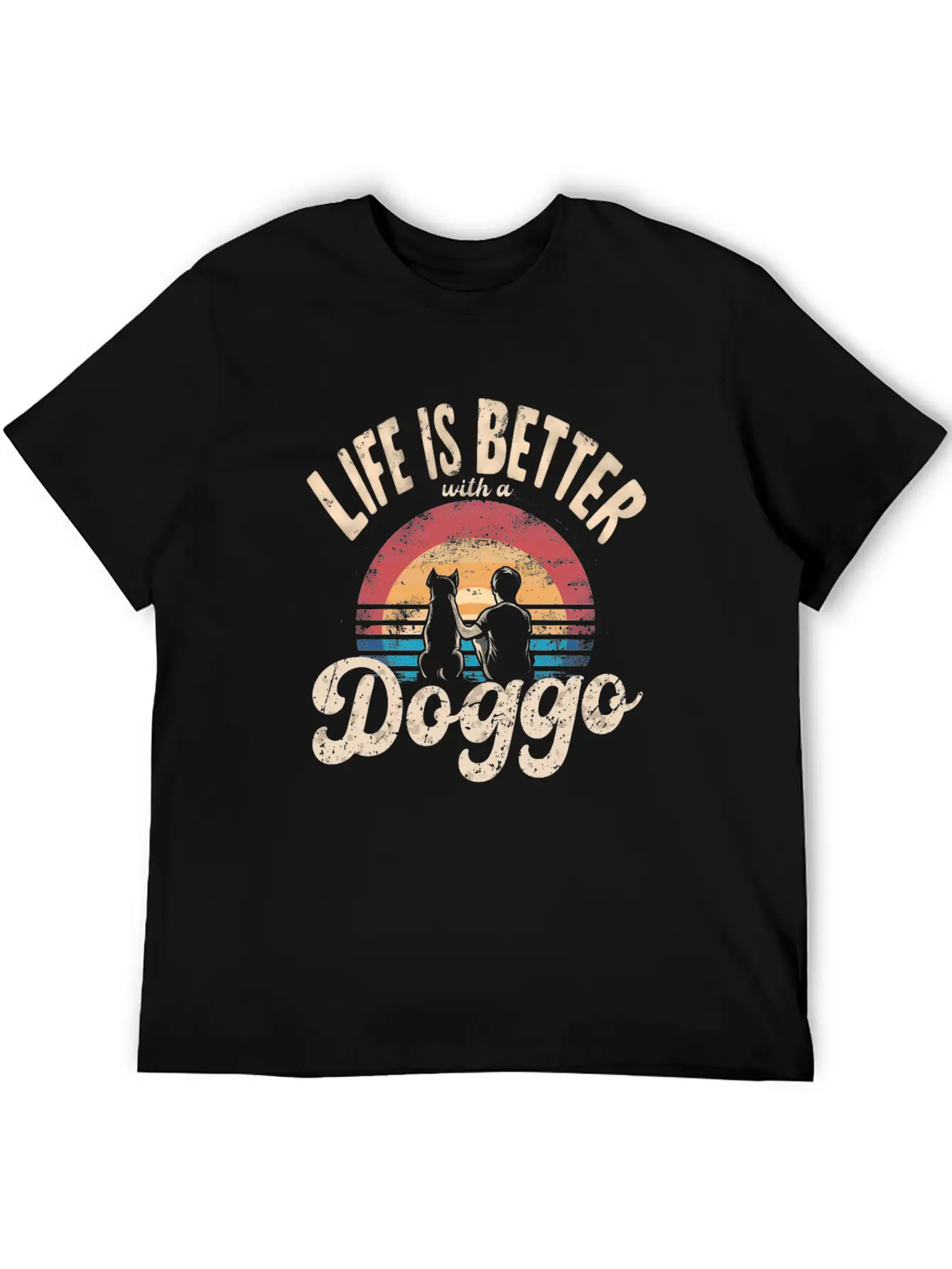 Life Is Better With A Doggo Unisex Casual T-Shirt – Clean Design For Daily Comfort
