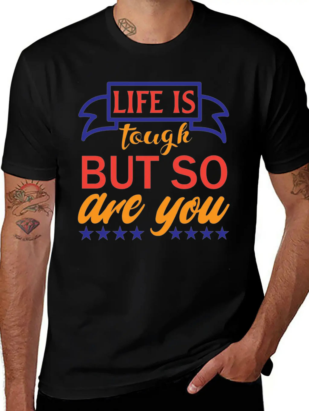 Life Is Tough But So Are You Unisex Casual T-Shirt – Clean Design For Daily Comfort