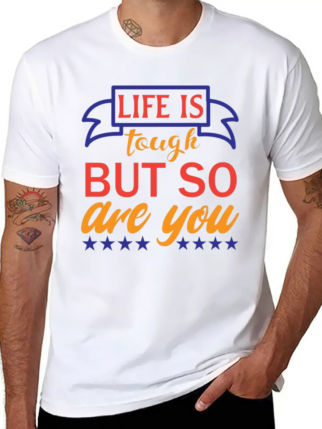 Life Is Tough But So Are You Unisex Casual T-Shirt – Clean Design For Daily Comfort