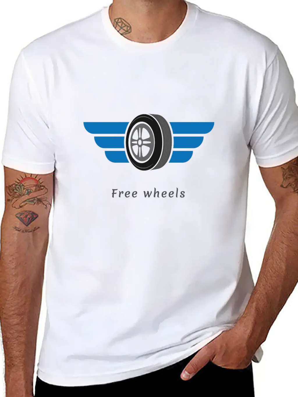 Life Needs Speed, Wheels, Breathable Soft Cotton T-Shirt – Timeless Casual Look