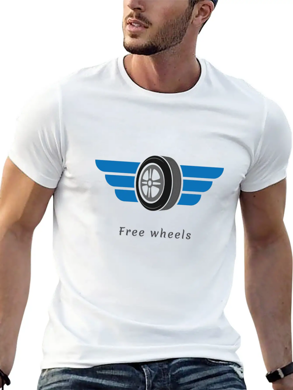 Life Needs Speed, Wheels, Breathable Soft Cotton T-Shirt – Timeless Casual Look