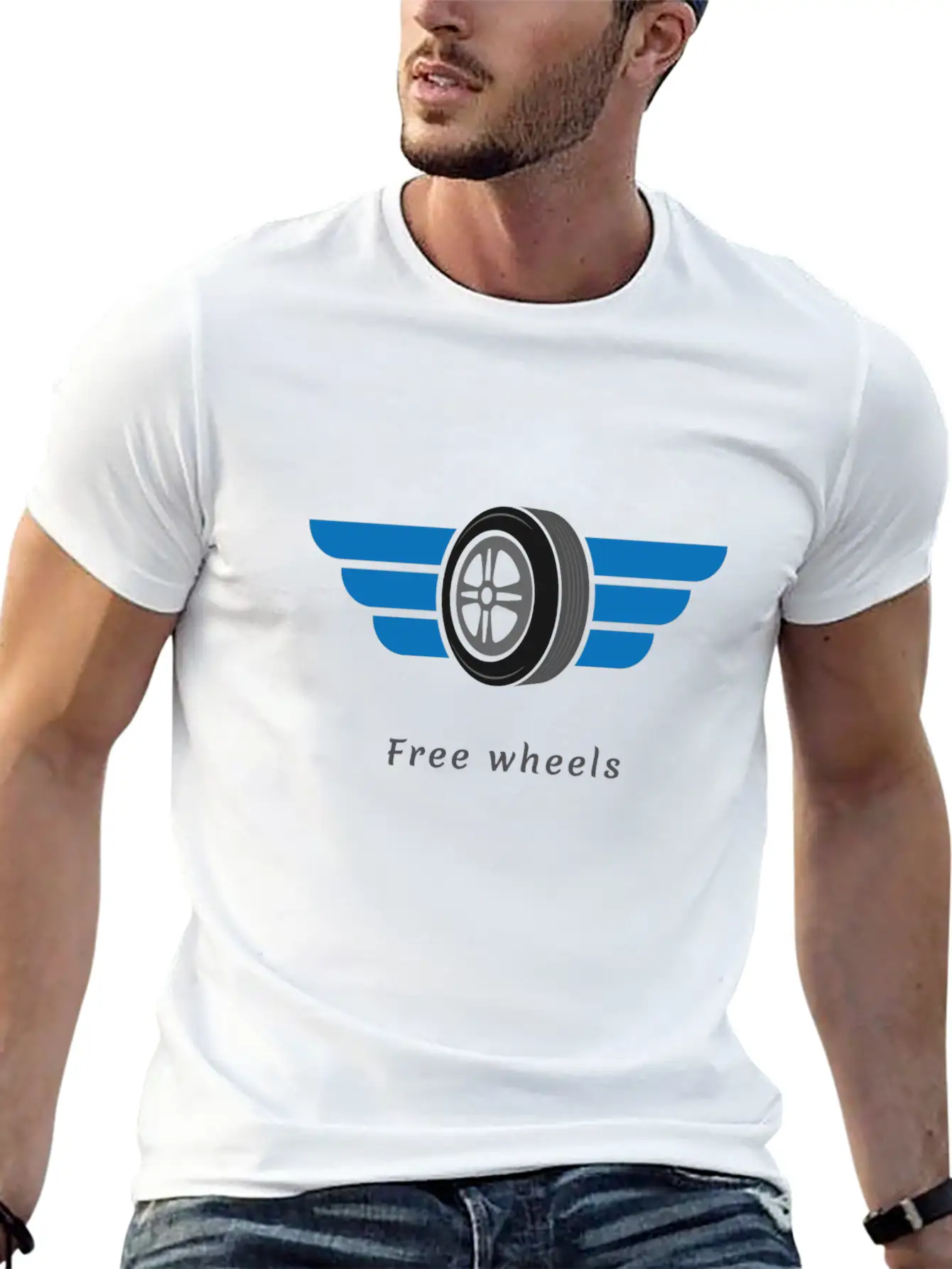 Life Needs Speed, Wheels, Breathable Soft Cotton T-Shirt – Timeless Casual Look