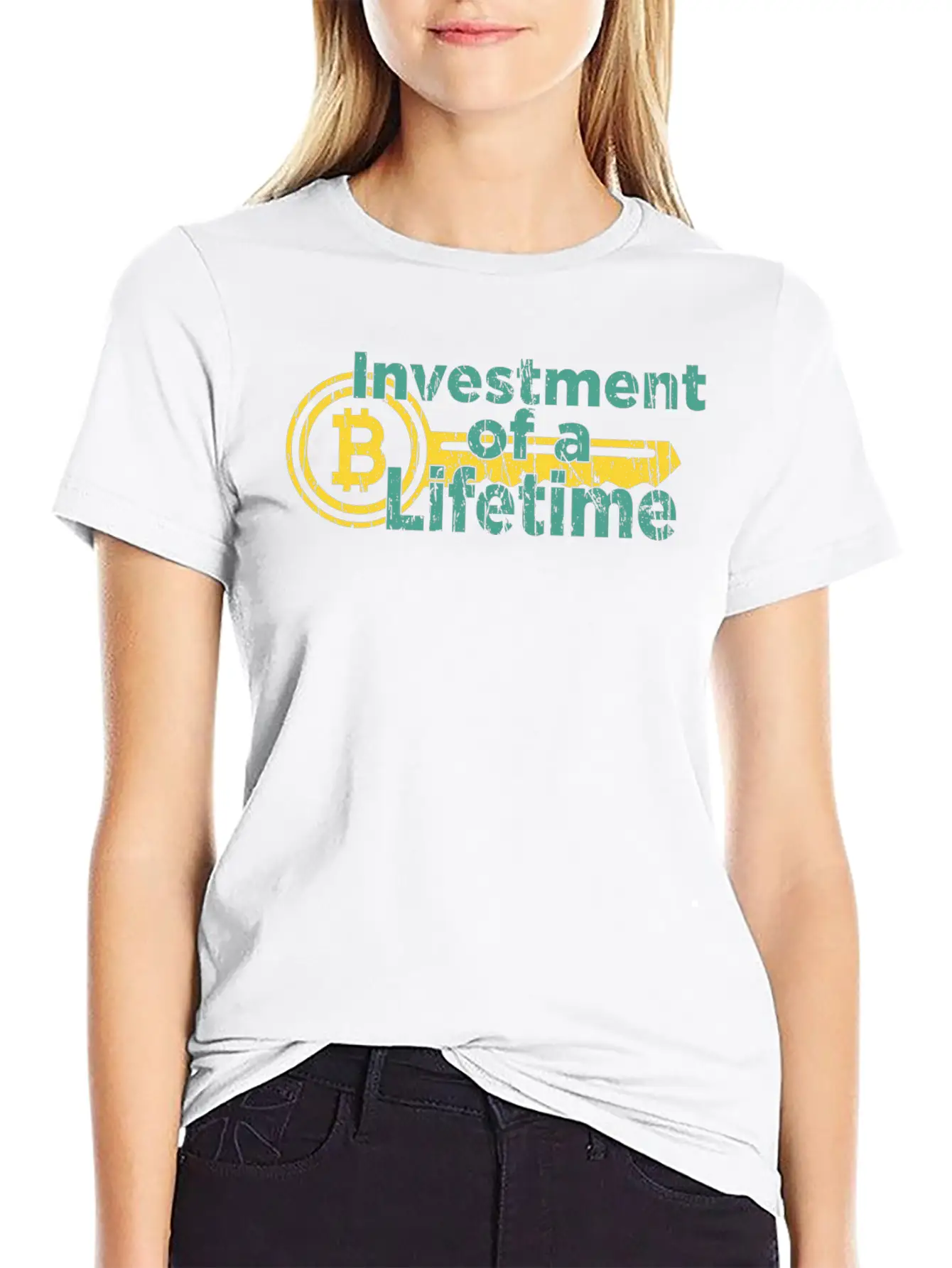 Lifetime Investment Crypto Bitcoin Classic Fit Graphic Tee For Daily Comfort – Unisex Cotton Shirt