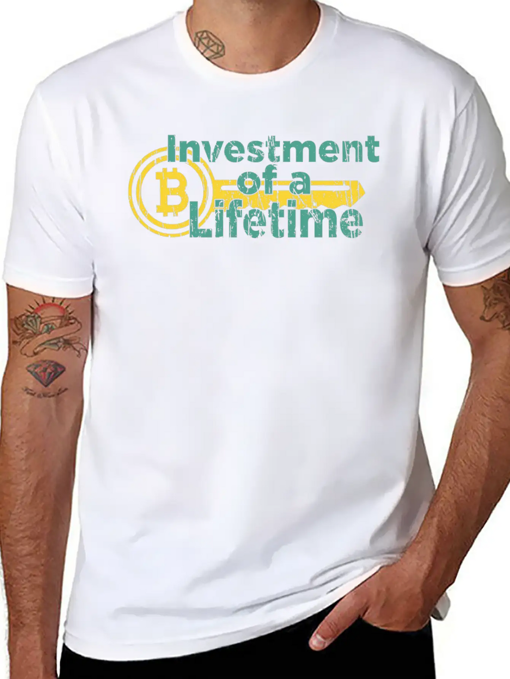 Lifetime Investment Crypto Bitcoin Classic Fit Graphic Tee For Daily Comfort – Unisex Cotton Shirt