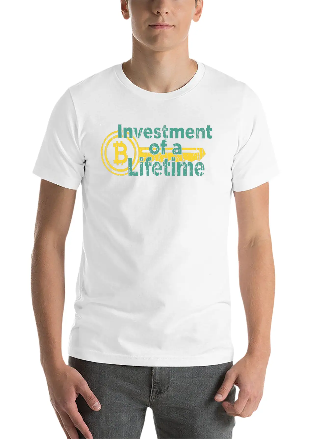 Lifetime Investment Crypto Bitcoin Classic Fit Graphic Tee For Daily Comfort – Unisex Cotton Shirt