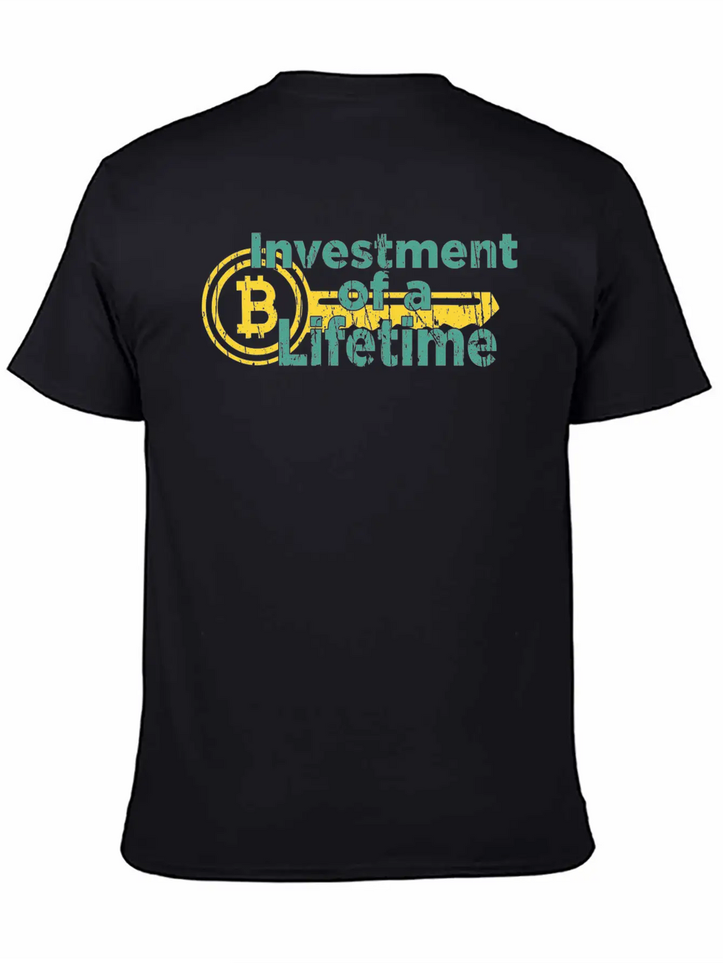 Lifetime Investment Crypto Bitcoin Classic Fit Graphic Tee For Daily Comfort – Unisex Cotton Shirt