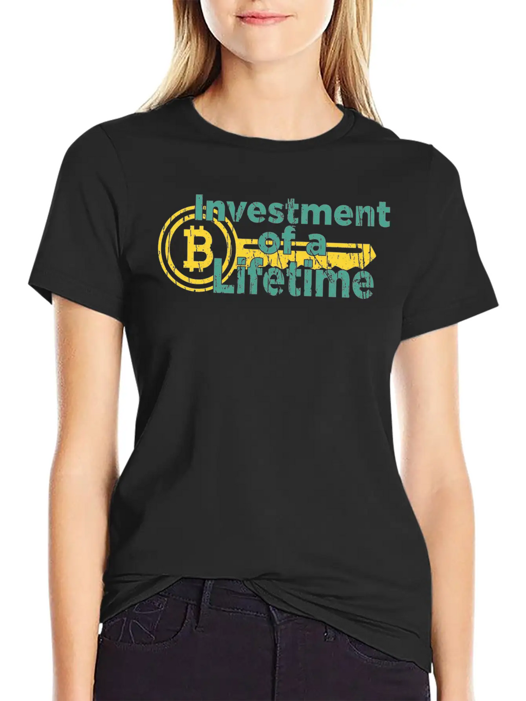 Lifetime Investment Crypto Bitcoin Classic Fit Graphic Tee For Daily Comfort – Unisex Cotton Shirt