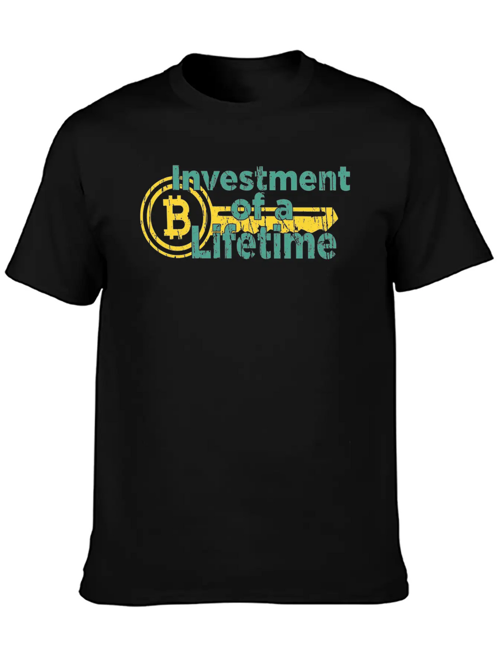 Lifetime Investment Crypto Bitcoin Classic Fit Graphic Tee For Daily Comfort – Unisex Cotton Shirt