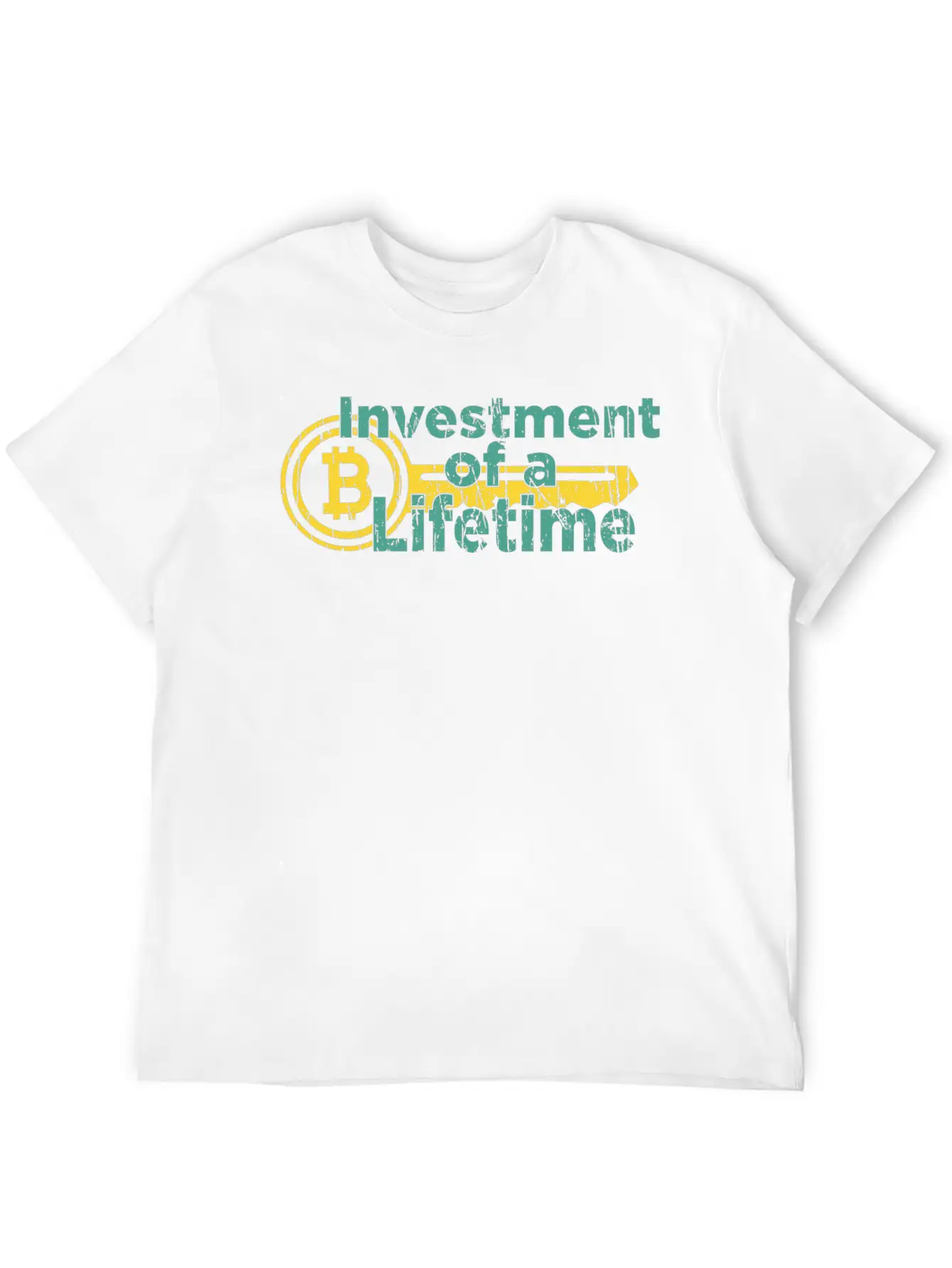 Lifetime Investment Crypto Bitcoin Classic Fit Graphic Tee For Daily Comfort – Unisex Cotton Shirt