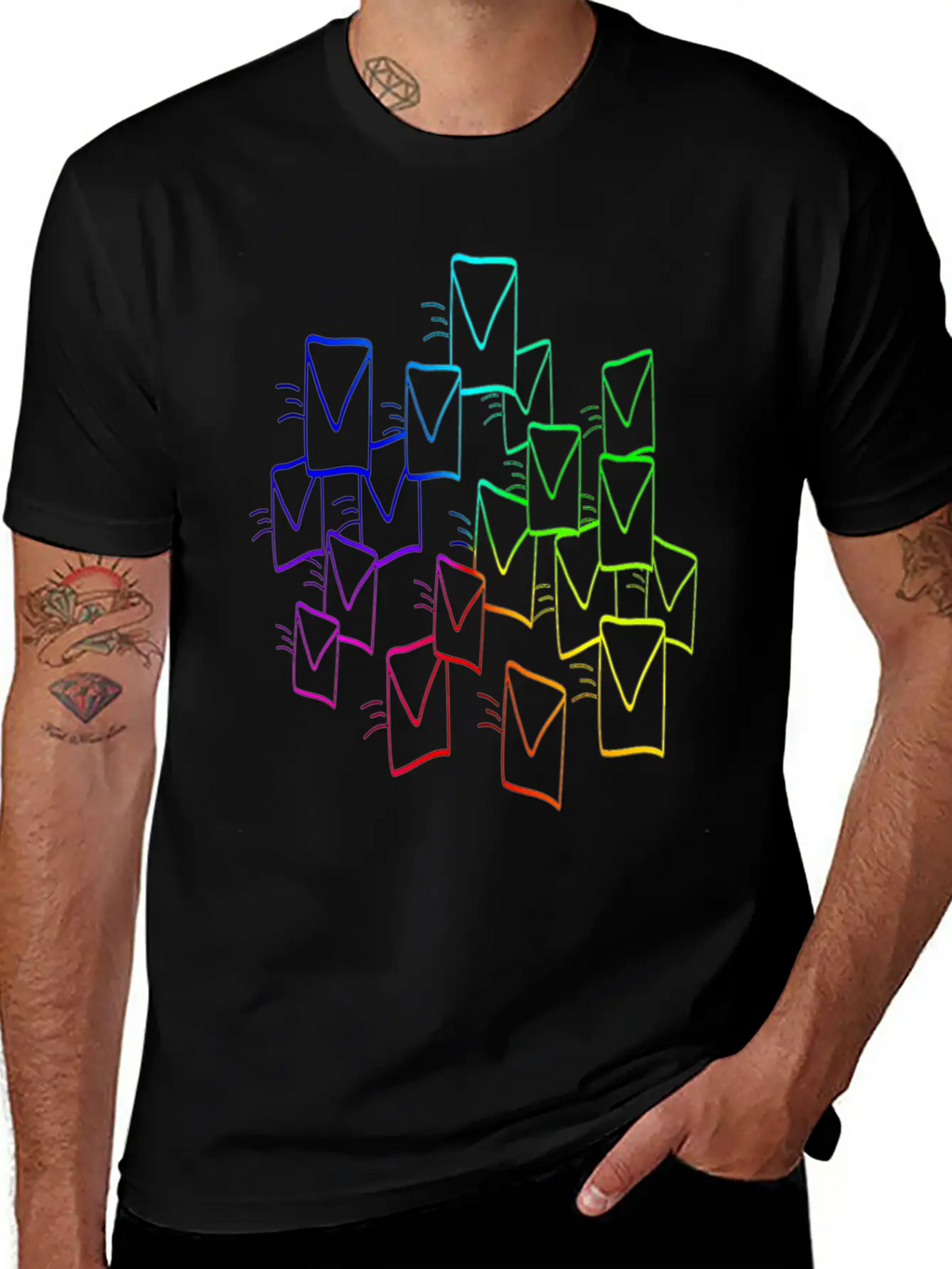 Light Messages Unisex Casual T-Shirt – Clean Design For Daily Comfort