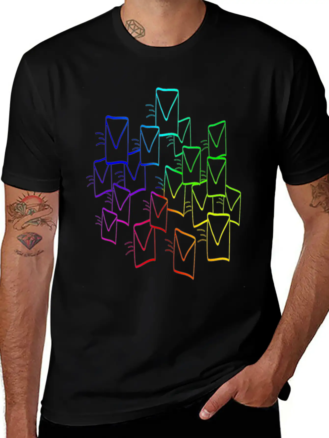 Light Messages Unisex Casual T-Shirt – Clean Design For Daily Comfort