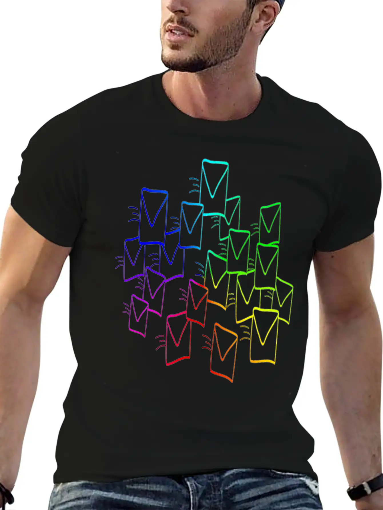 Light Messages Unisex Casual T-Shirt – Clean Design For Daily Comfort