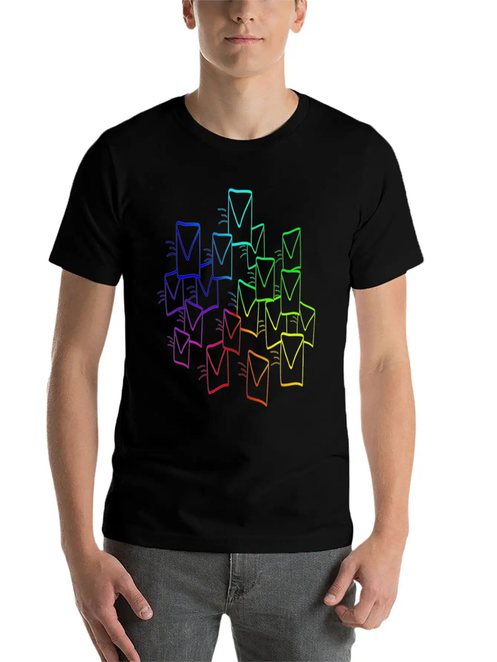 Light Messages Unisex Casual T-Shirt – Clean Design For Daily Comfort