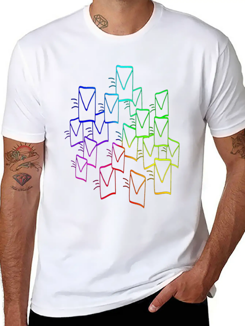 Light Messages Unisex Casual T-Shirt – Clean Design For Daily Comfort