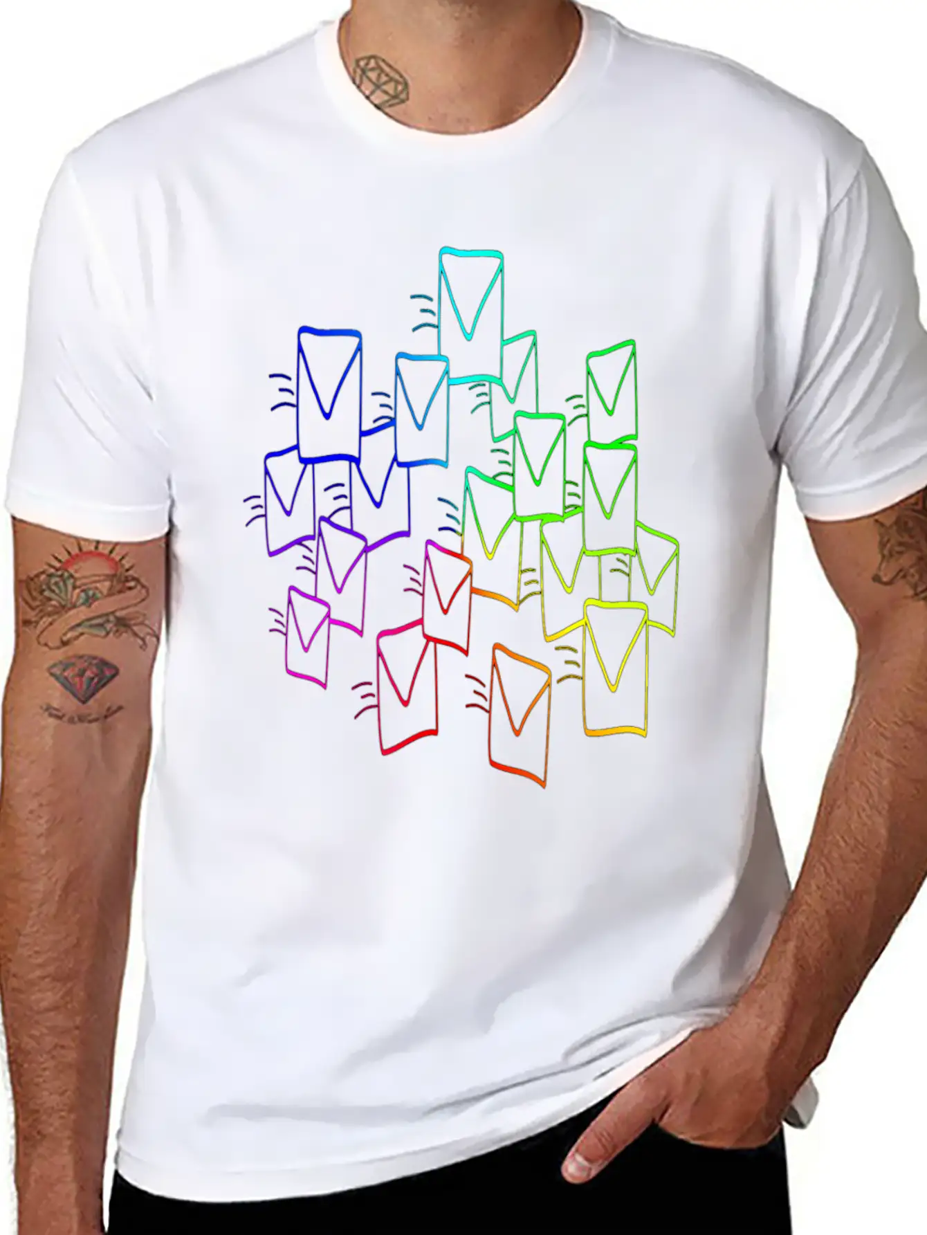 Light Messages Unisex Casual T-Shirt – Clean Design For Daily Comfort