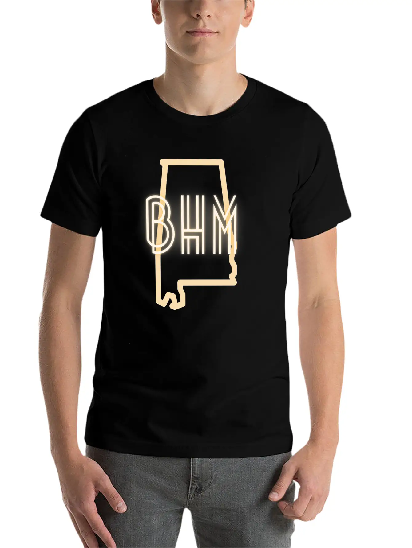 Light Of Alabama BHM Unisex Short Sleeve Soft Cotton T-Shirt – Casual Everyday Wear