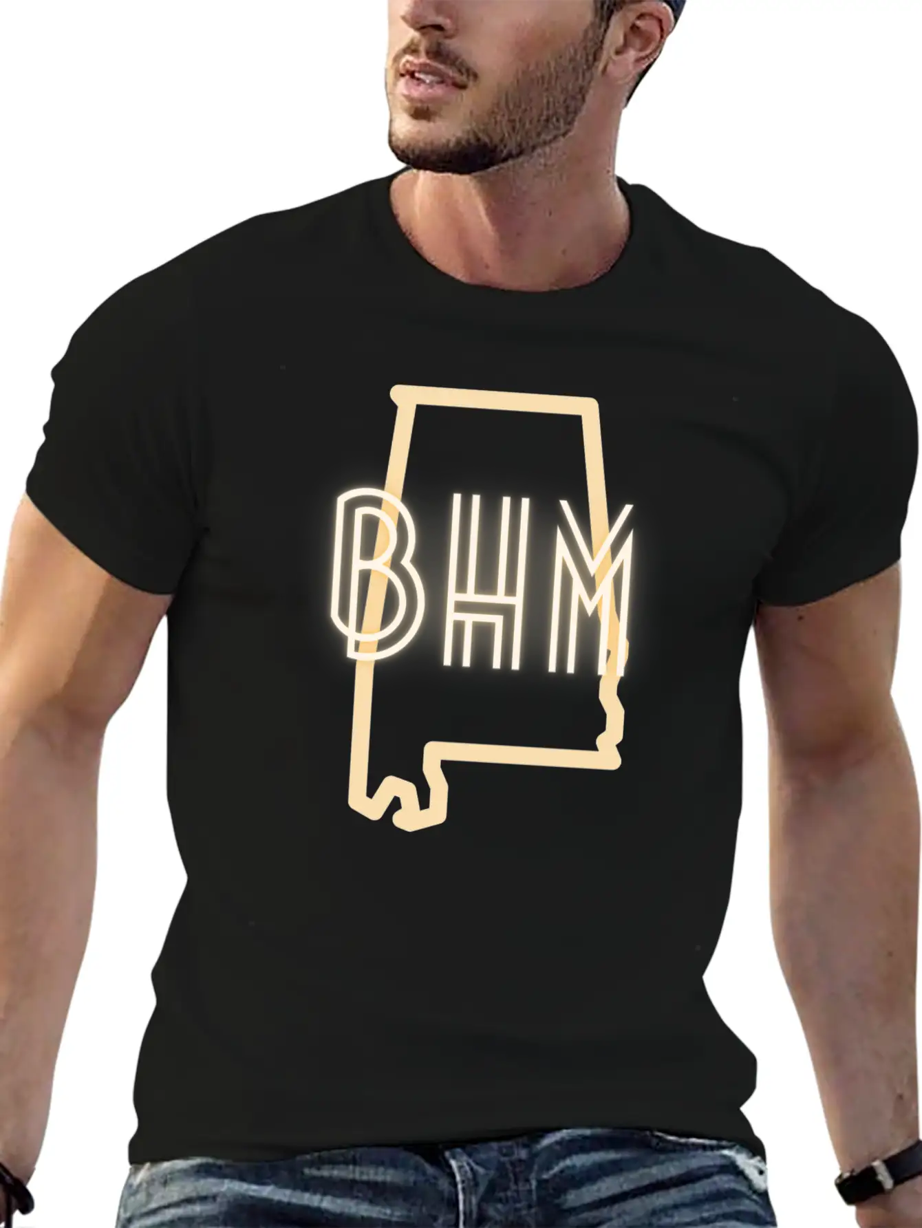 Light Of Alabama BHM Unisex Short Sleeve Soft Cotton T-Shirt – Casual Everyday Wear