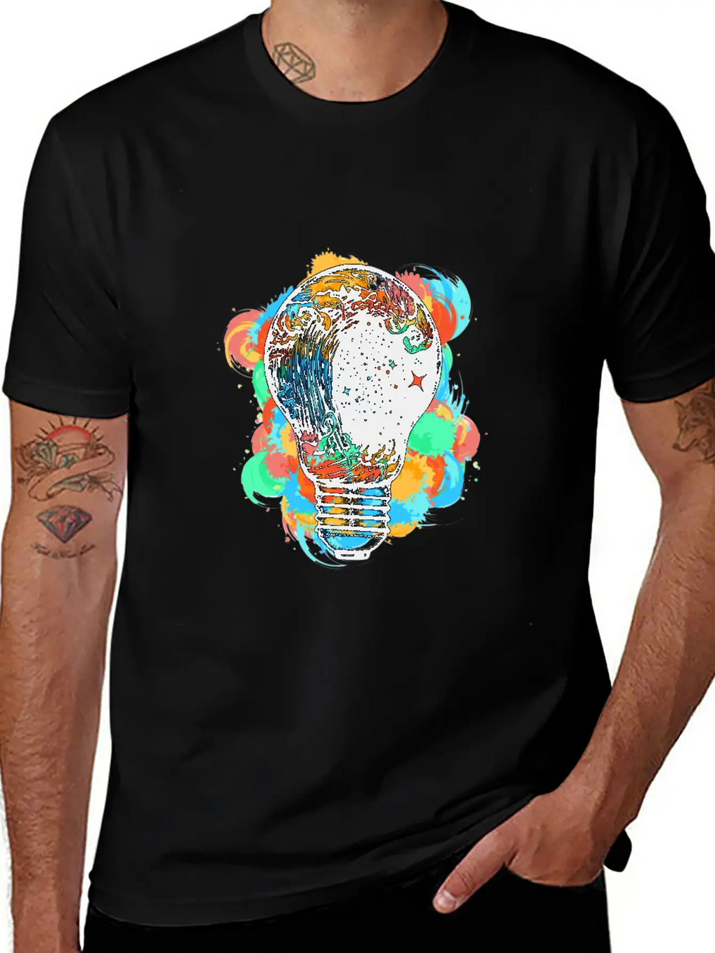 Light Storm Art Design Shirt For Men Women Kids Unisex Casual T-Shirt – Clean Design For Daily Comfort