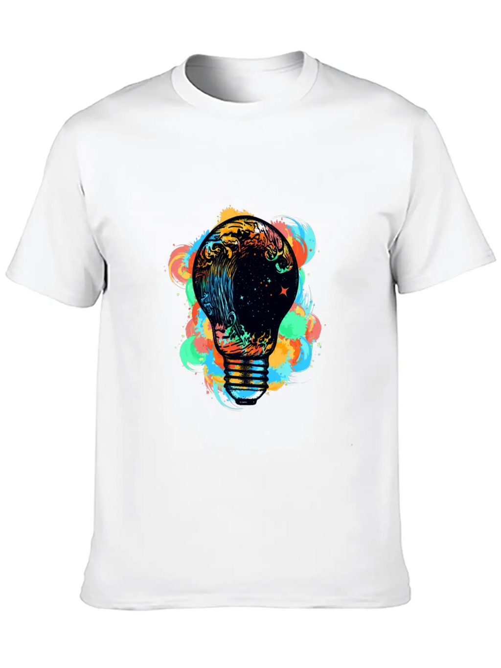 Light Storm Art Design Shirt For Men Women Kids Unisex Casual T-Shirt – Clean Design For Daily Comfort