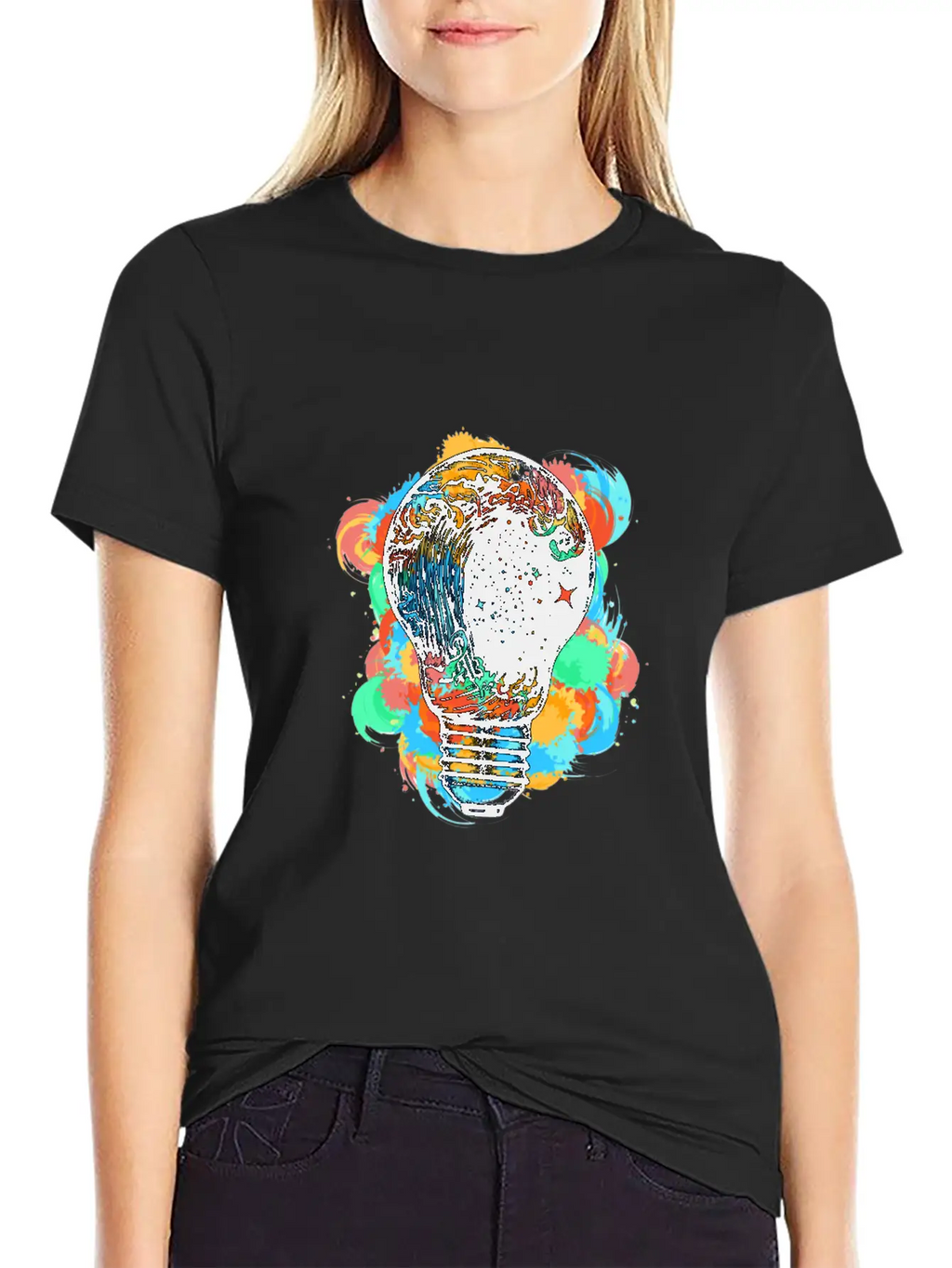 Light Storm Art Design Shirt For Men Women Kids Unisex Casual T-Shirt – Clean Design For Daily Comfort