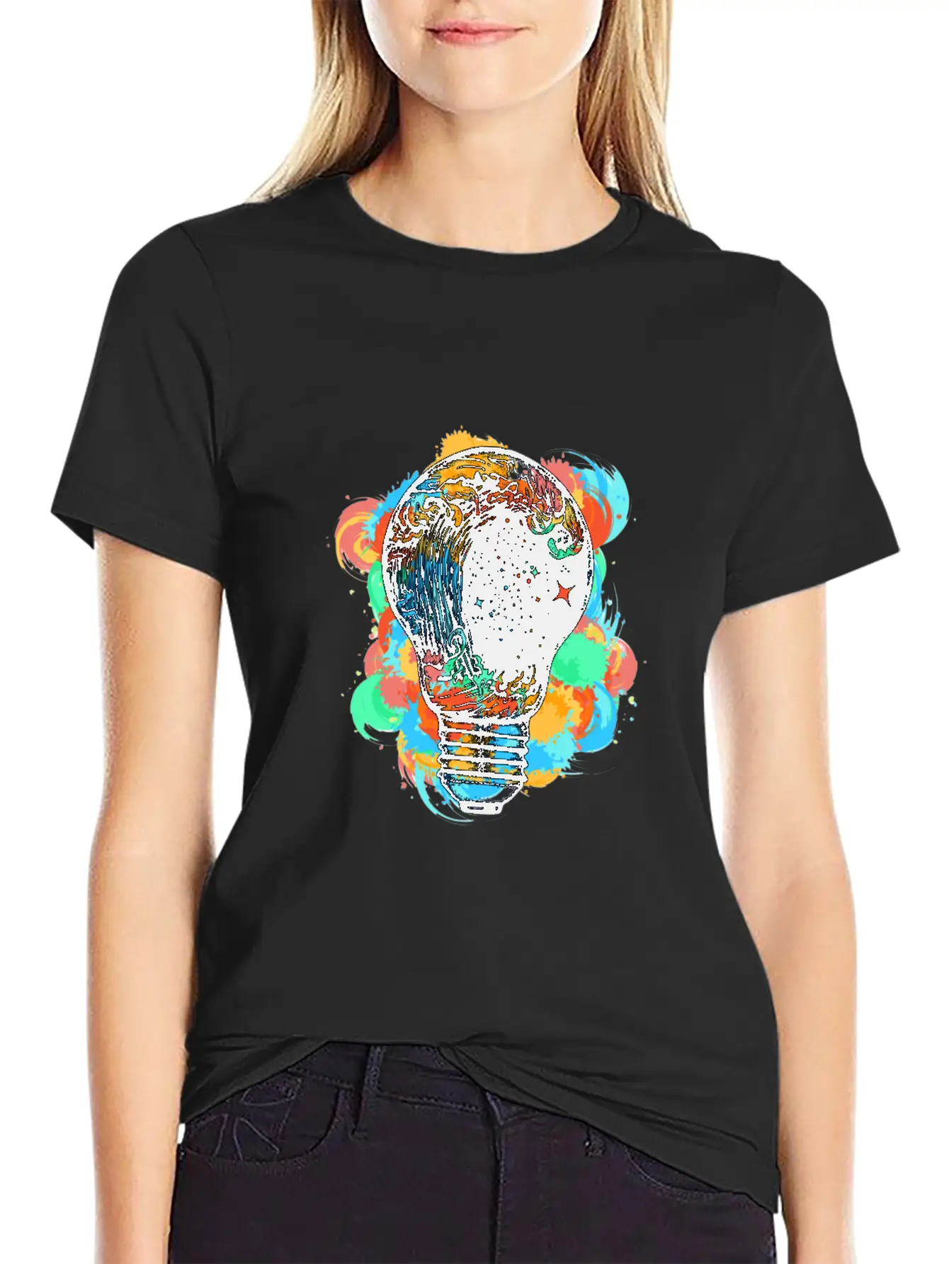 Light Storm Art Design Shirt For Men Women Kids Unisex Casual T-Shirt – Clean Design For Daily Comfort