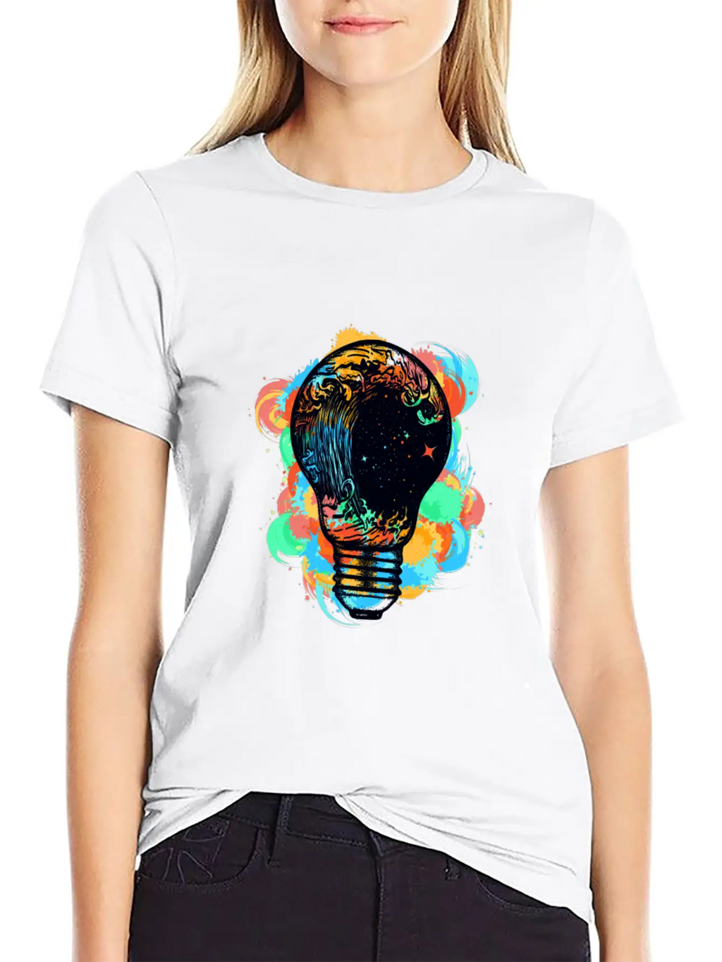 Light Storm Art Design Shirt For Men Women Kids Unisex Casual T-Shirt – Clean Design For Daily Comfort