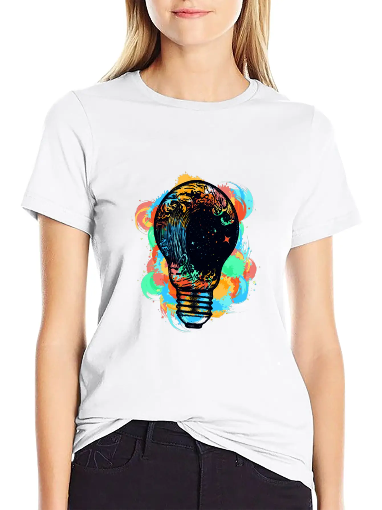 Light Storm Art Design Shirt For Men Women Kids Unisex Casual T-Shirt – Clean Design For Daily Comfort