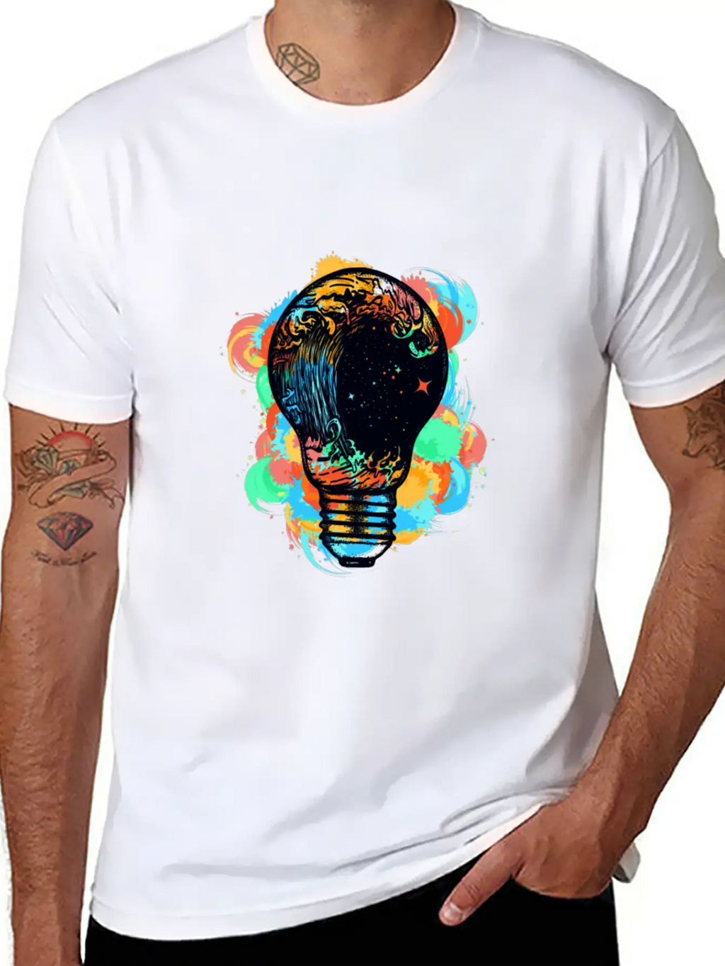 Light Storm Art Design Shirt For Men Women Kids Unisex Casual T-Shirt – Clean Design For Daily Comfort
