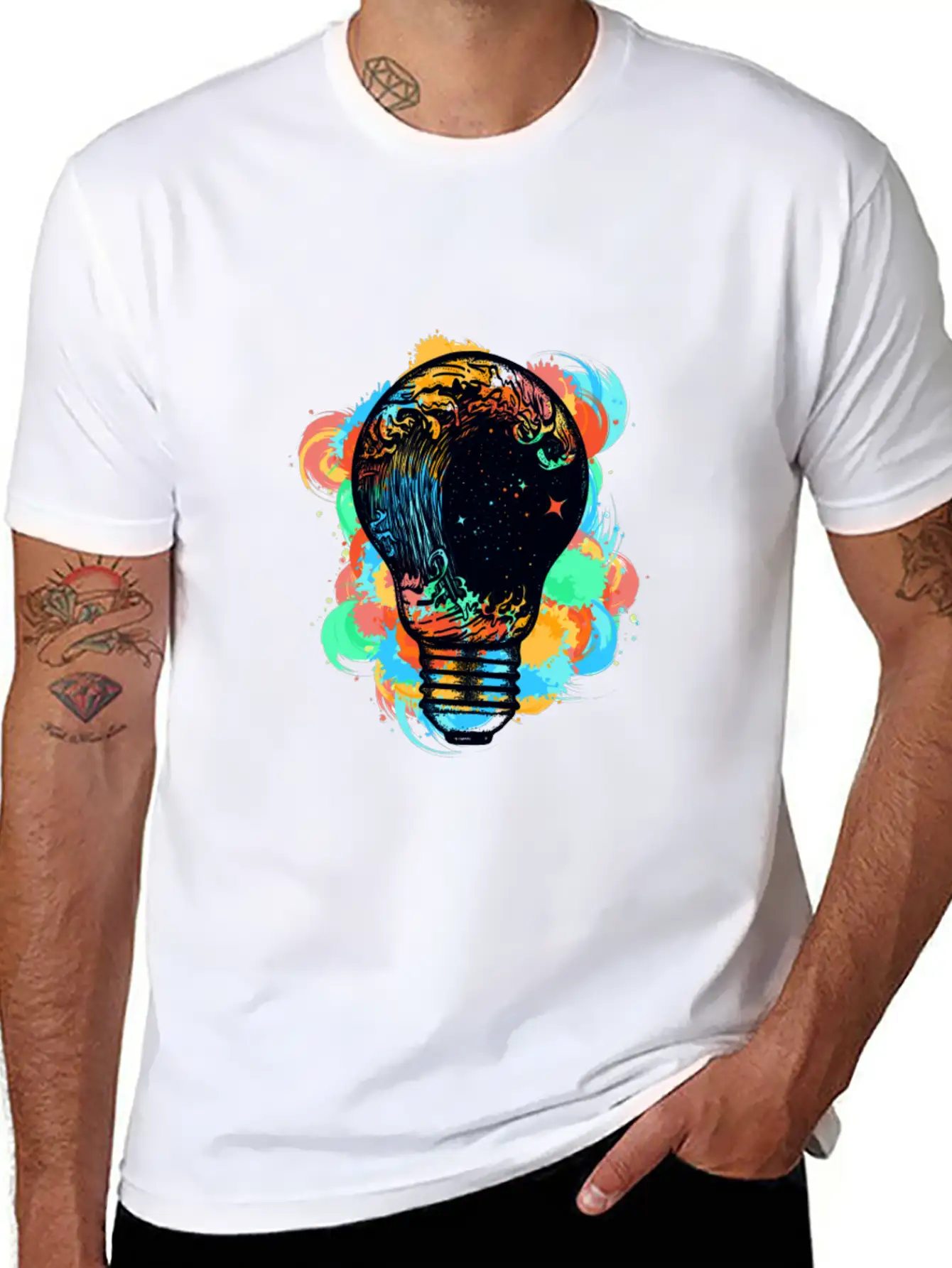 Light Storm Art Design Shirt For Men Women Kids Unisex Casual T-Shirt – Clean Design For Daily Comfort