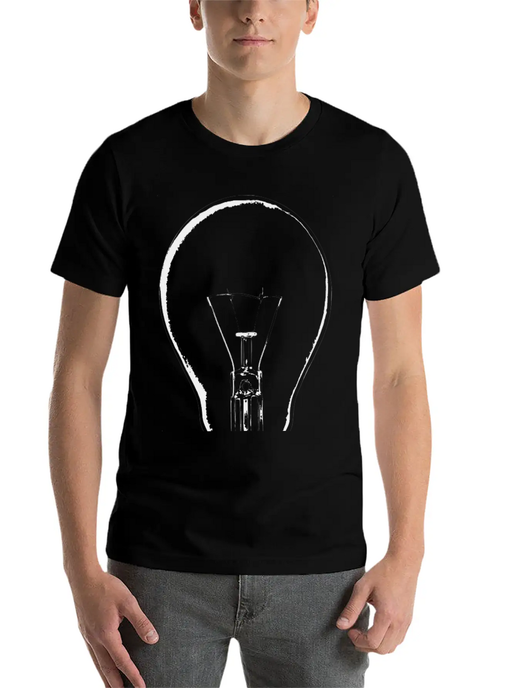 Lightbulb Light Bulb Gluehbirne Gluehlampe Lamp14 Casual Graphic T-Shirt – Simple And Comfortable Daily Wear
