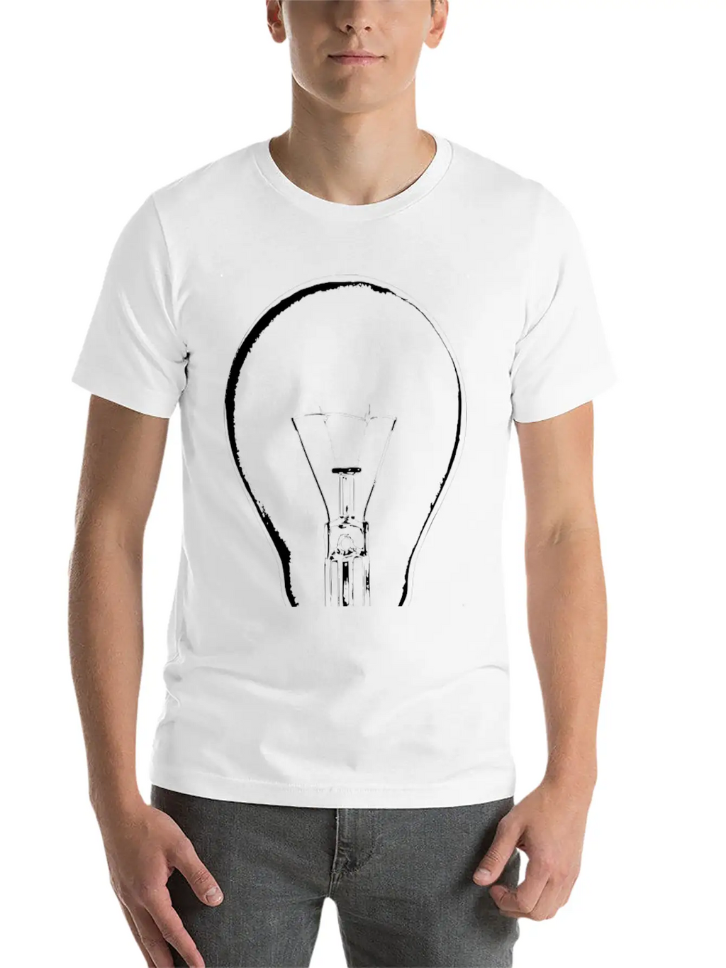 Lightbulb Light Bulb Gluehbirne Gluehlampe Lamp14 Casual Graphic T-Shirt – Simple And Comfortable Daily Wear