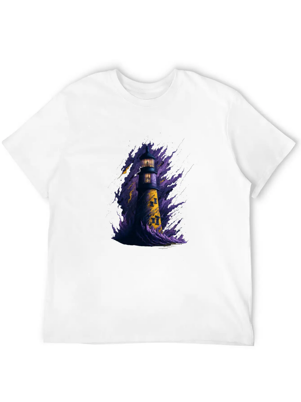 Lighthouse Unisex Casual T-Shirt – Clean Design For Daily Comfort