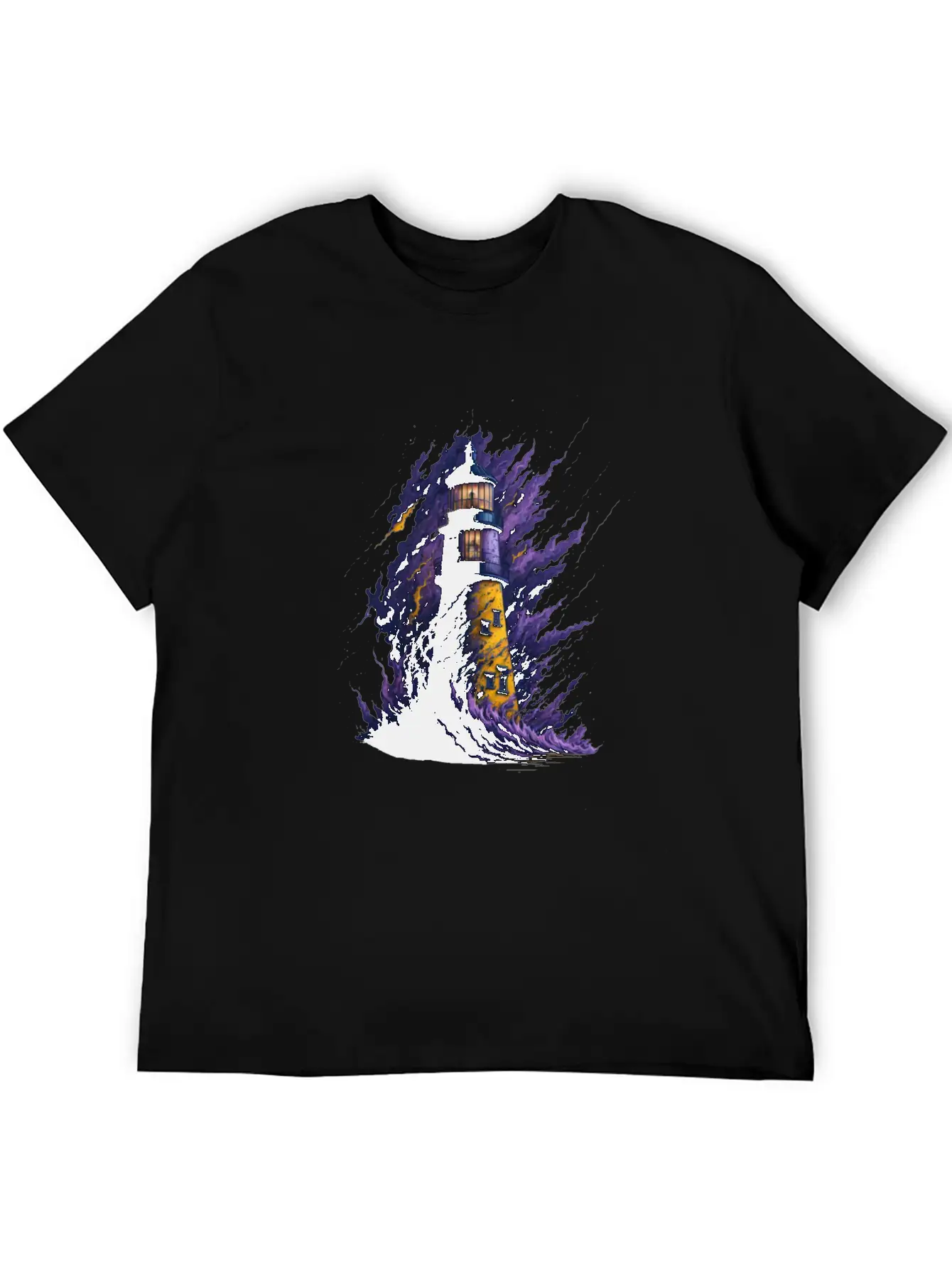 Lighthouse Unisex Casual T-Shirt – Clean Design For Daily Comfort