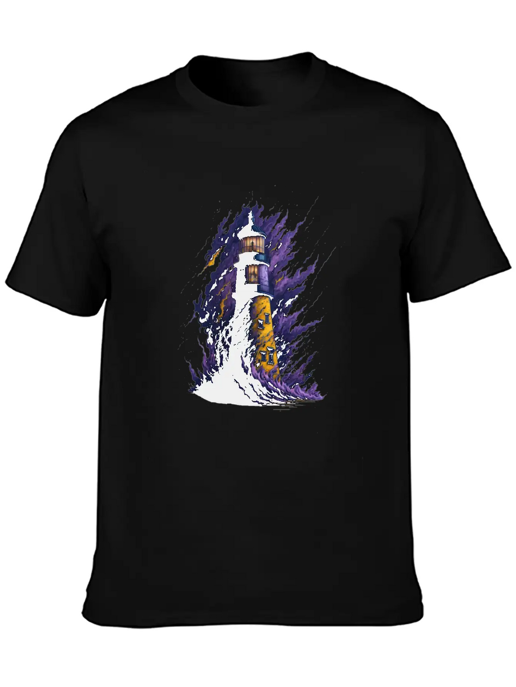 Lighthouse Unisex Casual T-Shirt – Clean Design For Daily Comfort