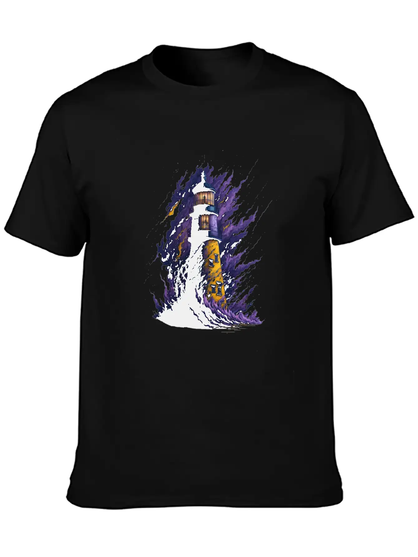 Lighthouse Unisex Casual T-Shirt – Clean Design For Daily Comfort