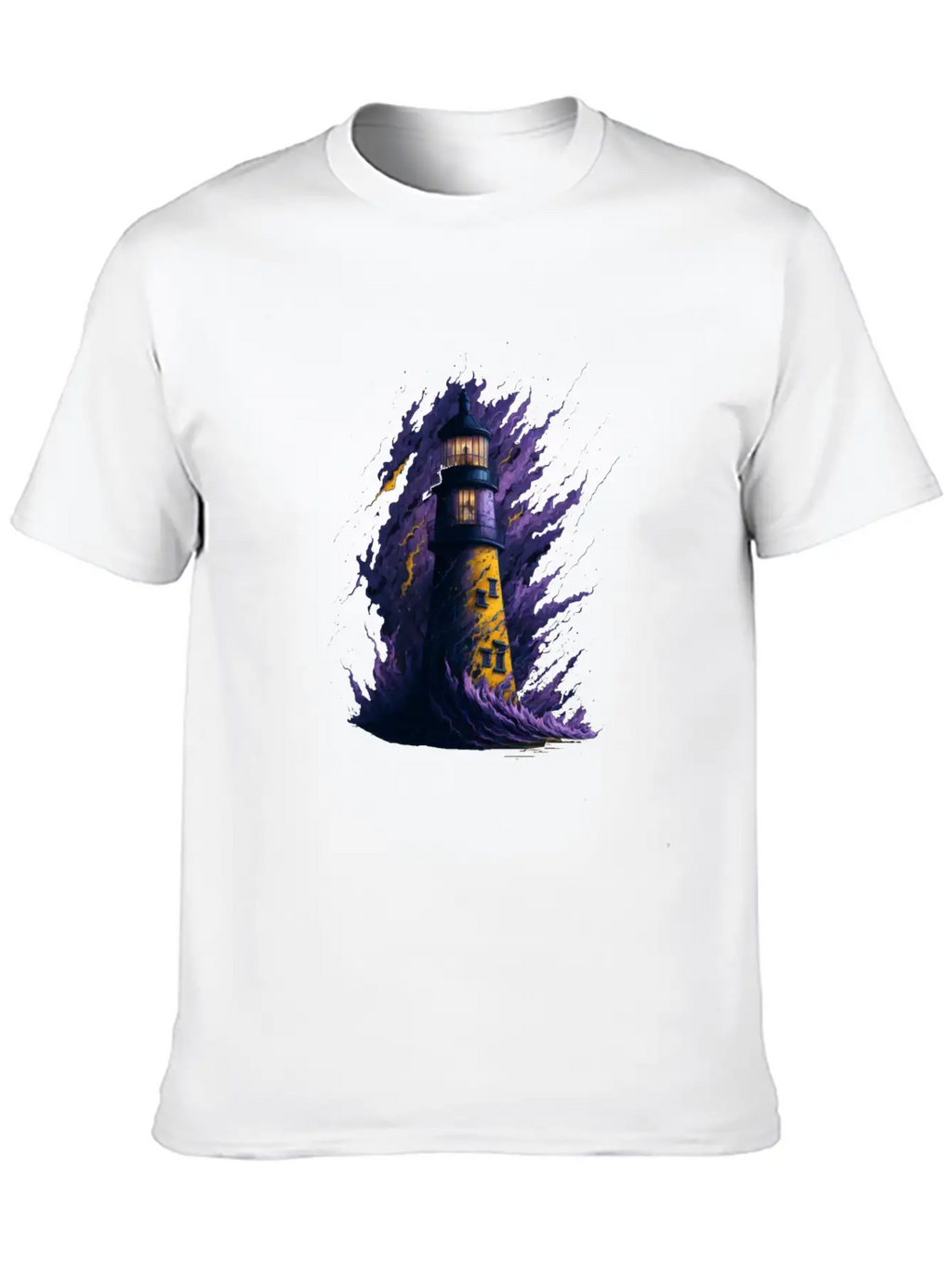Lighthouse Unisex Casual T-Shirt – Clean Design For Daily Comfort