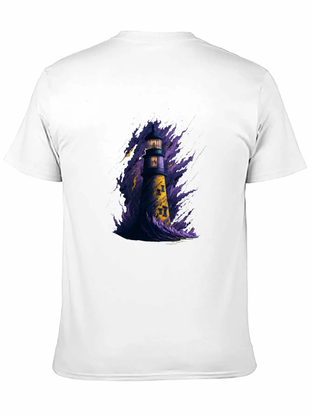 Lighthouse Unisex Casual T-Shirt – Clean Design For Daily Comfort