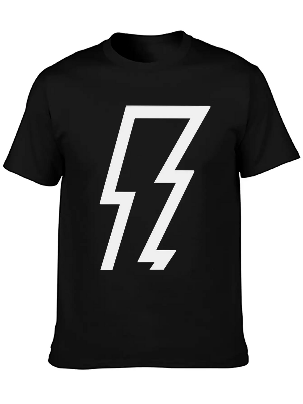 Lightning Bolt Unisex Casual T-Shirt – Clean Design For Daily Comfort