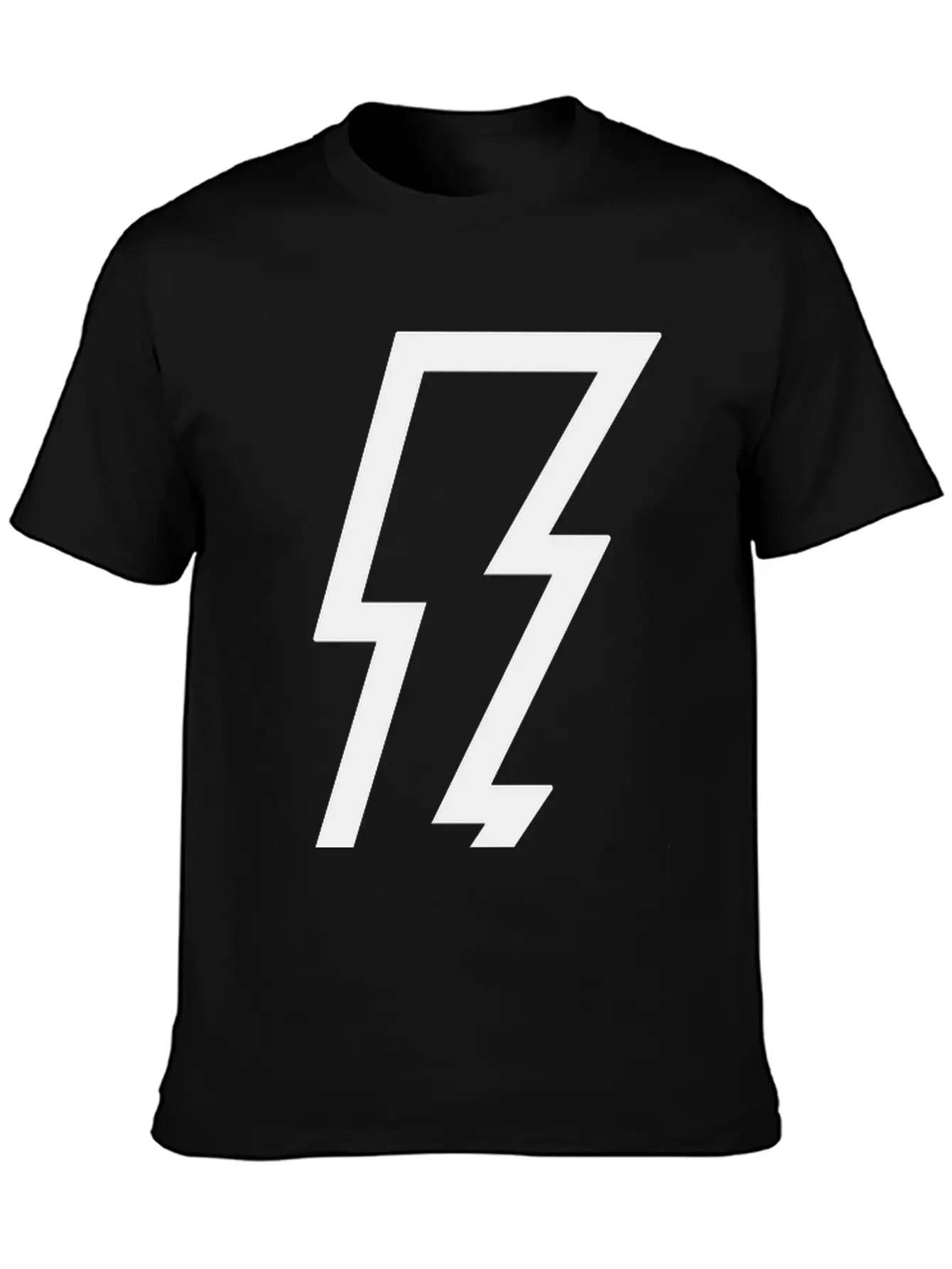 Lightning Bolt Unisex Casual T-Shirt – Clean Design For Daily Comfort
