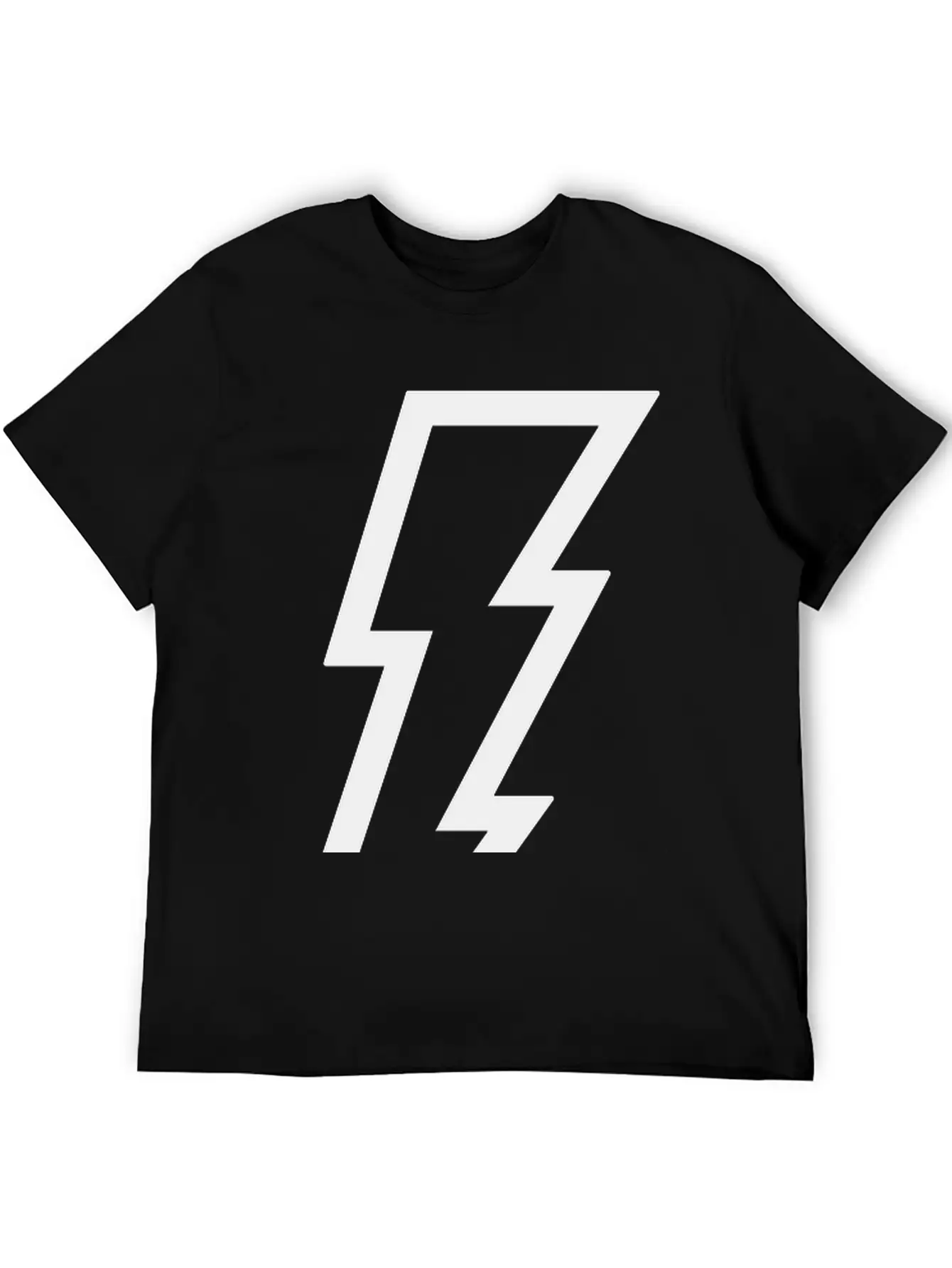 Lightning Bolt Unisex Casual T-Shirt – Clean Design For Daily Comfort