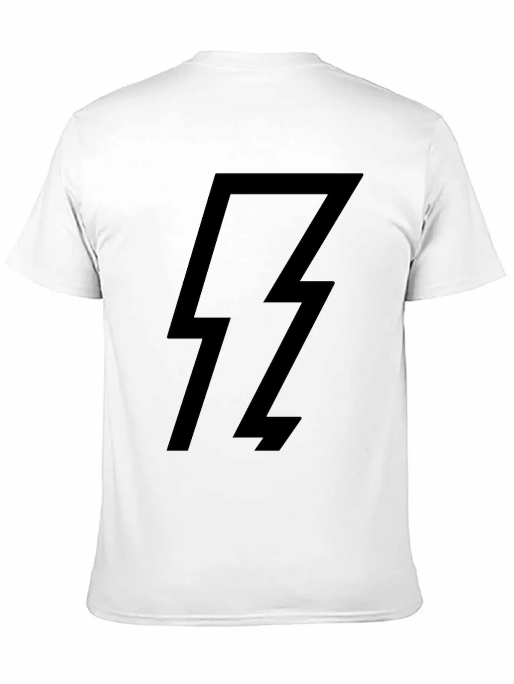 Lightning Bolt Unisex Casual T-Shirt – Clean Design For Daily Comfort