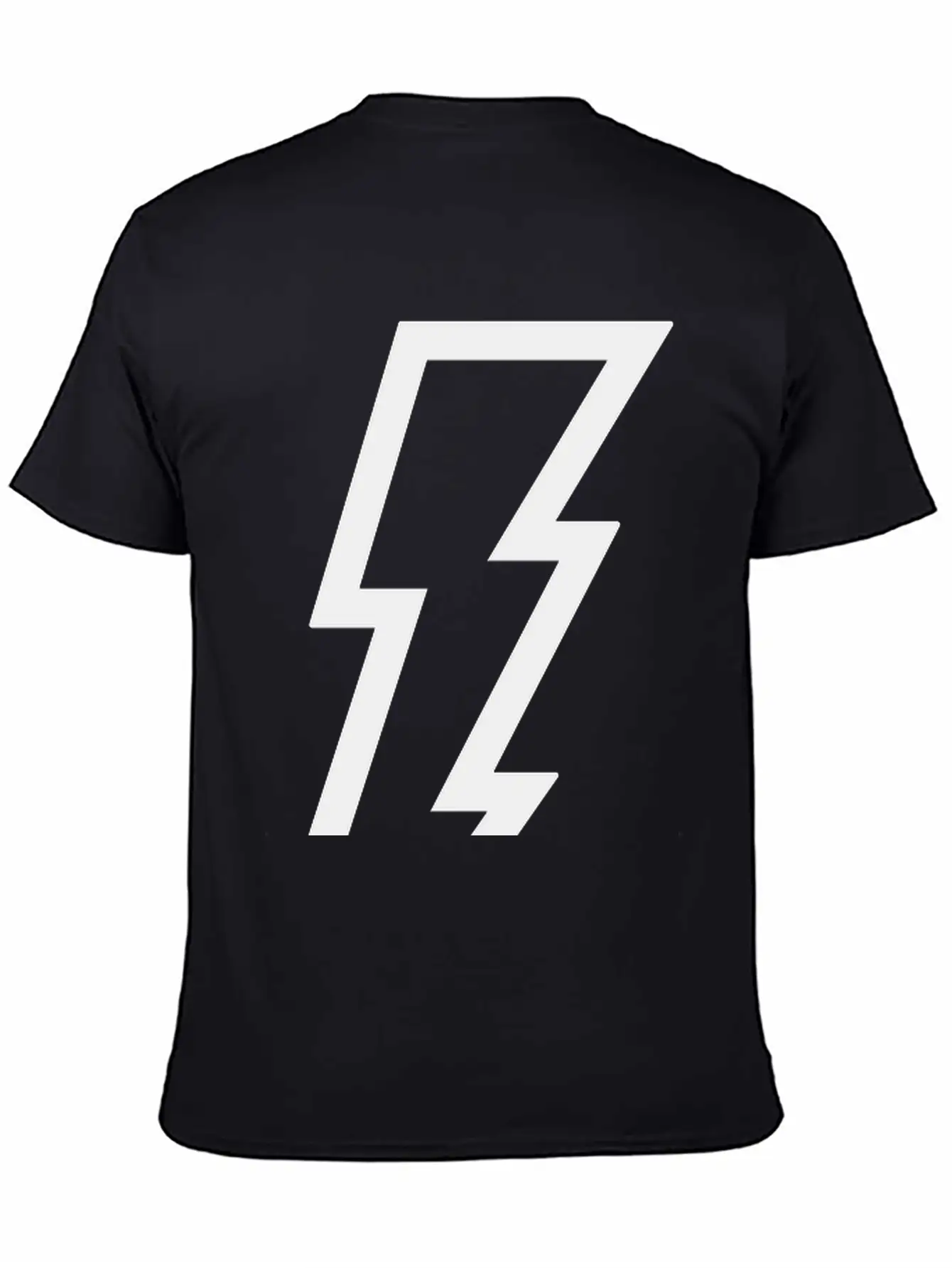 Lightning Bolt Unisex Casual T-Shirt – Clean Design For Daily Comfort